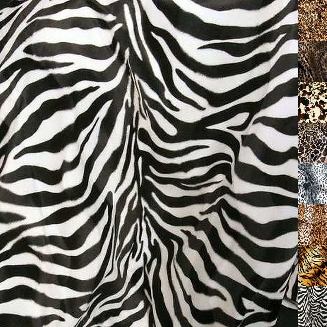 robustes Kunstfell für Polster, Bezug und Bekleidung - Zebra