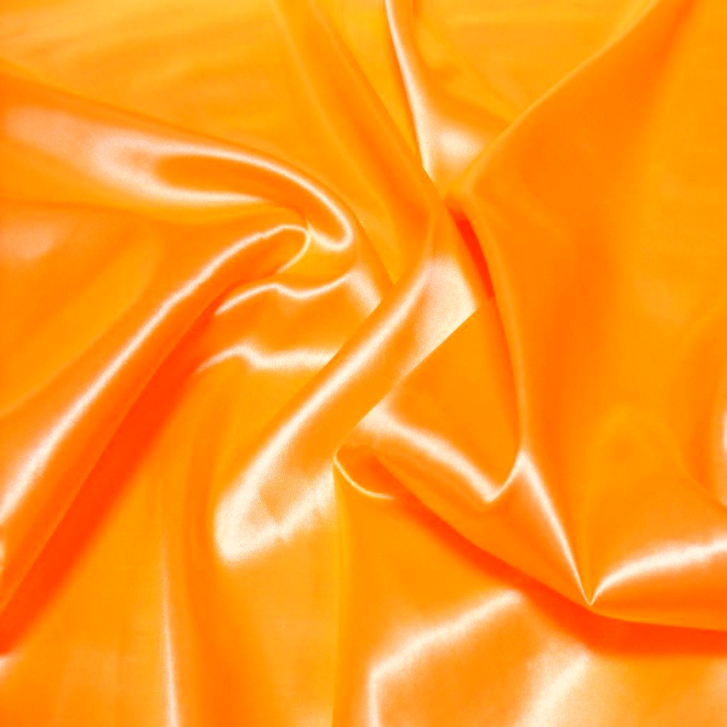 popup_images/orange_neon-182973.jpg Neon Orange  Glanz Satin Stoff Hochzeits Deko Mode Gardine Blickdicht Meterware