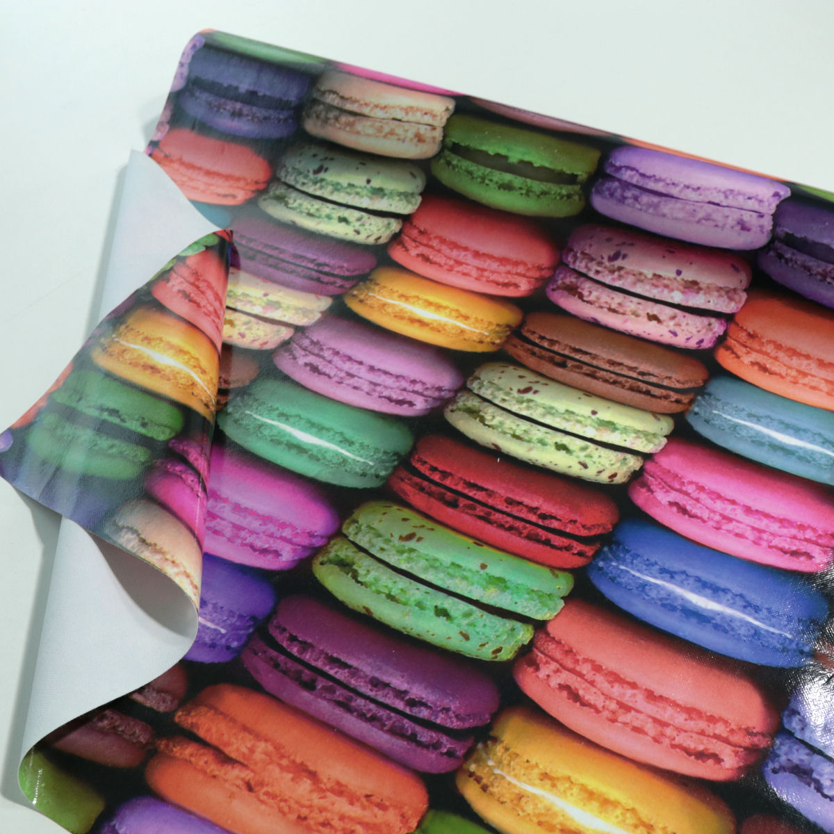 Kinder Tischdecke Wachstuch Schul Muster Kekse Dekostoff Meterware Abwischbar