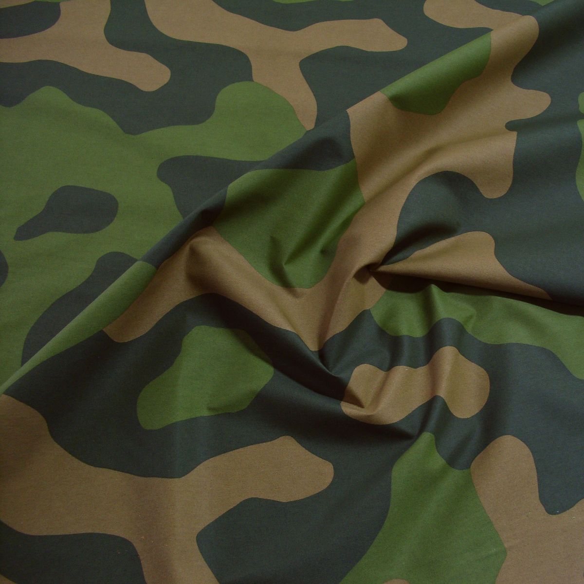 leichter reißfester Camouflage-Stoff Segeltuch Armee Tarnstoff Flecktarn Nylon - Norwegen