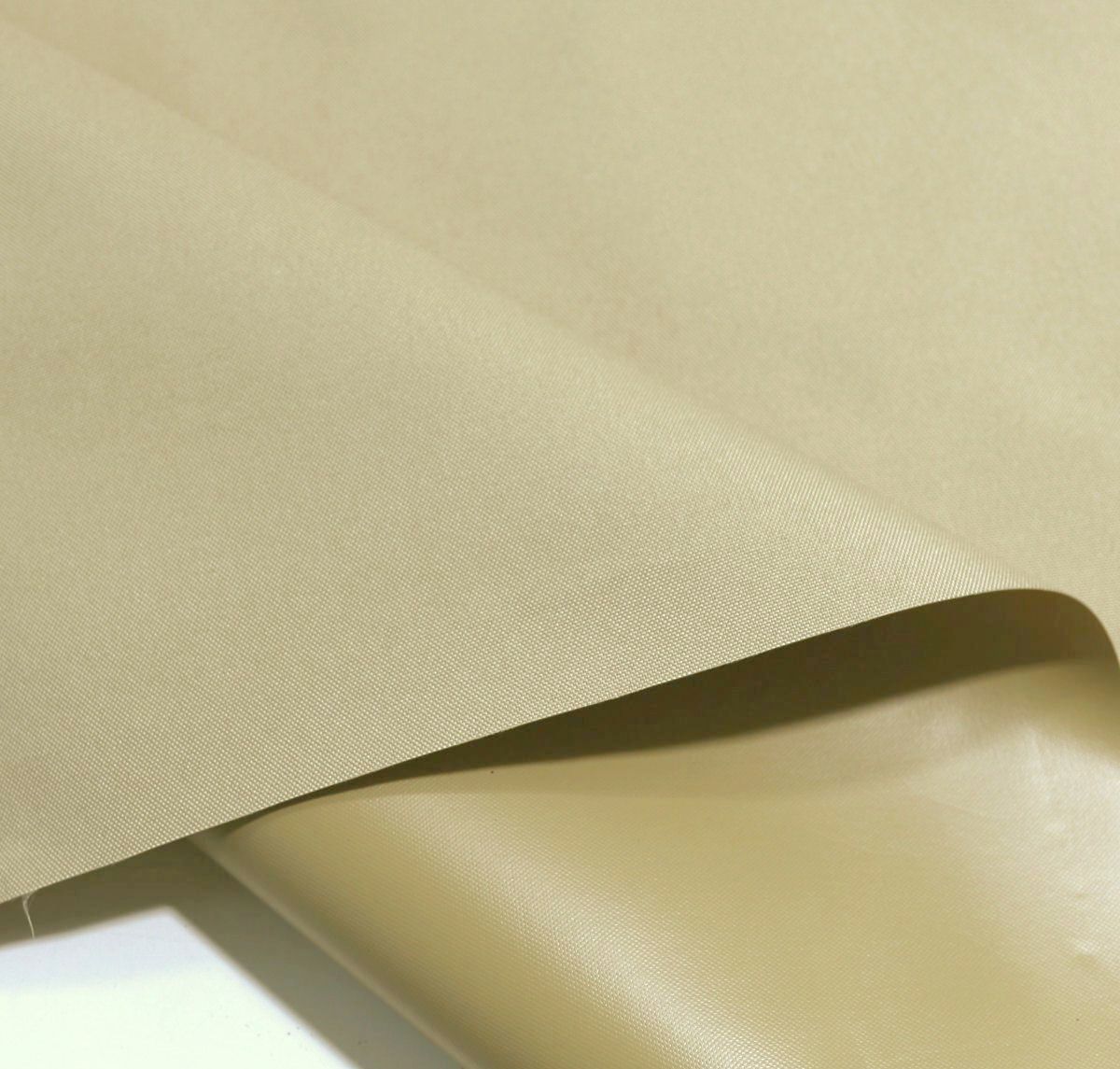 Faltbarer Planen- und Verdeckstoff wasserdichte Reißfeste Plane - Beige