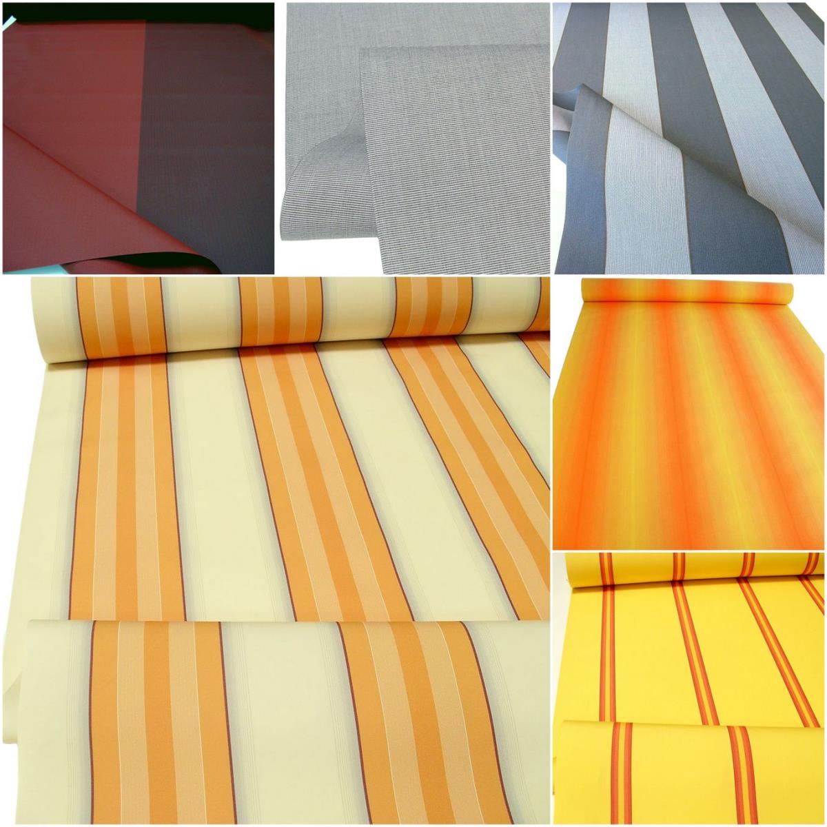 Markisenstoffe Meterware Wasserdicht UV beständig creme ocker terra